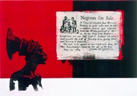 Negroes for Sale, 1997/99, Siebdruck auf Leinwand, 145x100cm